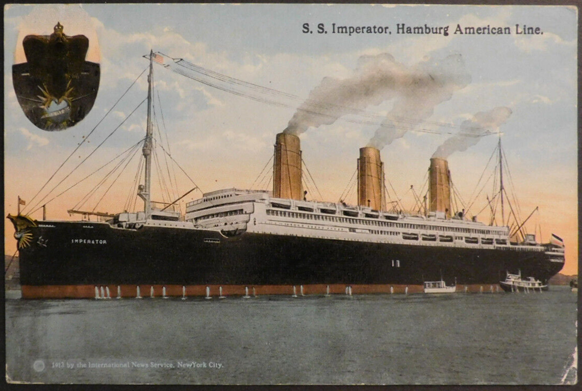 Mint Ship Postcard S.S. Imperator, Hamburg American Line